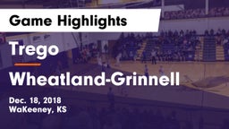 Trego  vs Wheatland-Grinnell Game Highlights - Dec. 18, 2018