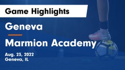 Geneva  vs Marmion Academy  Game Highlights - Aug. 23, 2022
