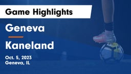 Geneva  vs Kaneland  Game Highlights - Oct. 5, 2023