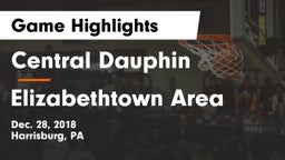 Central Dauphin  vs Elizabethtown Area  Game Highlights - Dec. 28, 2018