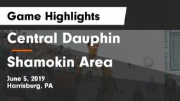 Central Dauphin  vs Shamokin Area  Game Highlights - June 5, 2019