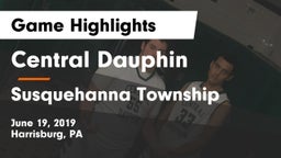 Central Dauphin  vs Susquehanna Township  Game Highlights - June 19, 2019