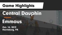 Central Dauphin  vs Emmaus  Game Highlights - Oct. 14, 2019