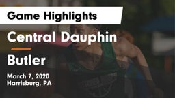 Central Dauphin  vs Butler  Game Highlights - March 7, 2020