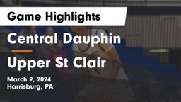 Central Dauphin  vs Upper St Clair Game Highlights - March 9, 2024