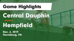 Central Dauphin  vs Hempfield  Game Highlights - Dec. 6, 2019
