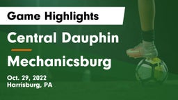 Central Dauphin  vs Mechanicsburg  Game Highlights - Oct. 29, 2022
