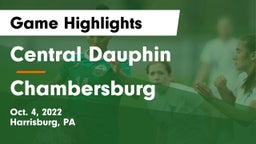 Central Dauphin  vs Chambersburg  Game Highlights - Oct. 4, 2022