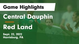 Central Dauphin  vs Red Land  Game Highlights - Sept. 22, 2022