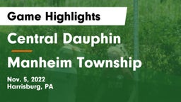 Central Dauphin  vs Manheim Township  Game Highlights - Nov. 5, 2022