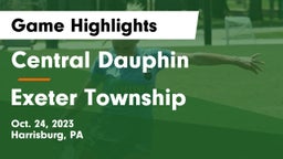 Central Dauphin  vs Exeter Township  Game Highlights - Oct. 24, 2023