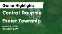 Central Dauphin  vs Exeter Township  Game Highlights - March 7, 2020
