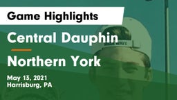 Central Dauphin  vs Northern York  Game Highlights - May 13, 2021