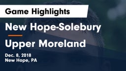 New Hope-Solebury  vs Upper Moreland  Game Highlights - Dec. 8, 2018