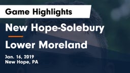 New Hope-Solebury  vs Lower Moreland  Game Highlights - Jan. 16, 2019