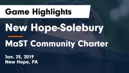 New Hope-Solebury  vs MaST Community Charter Game Highlights - Jan. 25, 2019