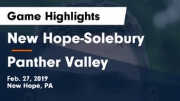 New Hope-Solebury  vs Panther Valley  Game Highlights - Feb. 27, 2019