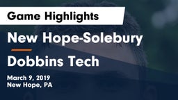 New Hope-Solebury  vs Dobbins Tech Game Highlights - March 9, 2019