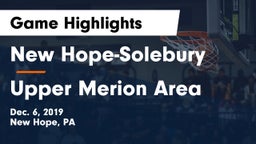 New Hope-Solebury  vs Upper Merion Area  Game Highlights - Dec. 6, 2019