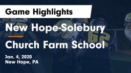 New Hope-Solebury  vs Church Farm School Game Highlights - Jan. 4, 2020