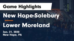 New Hope-Solebury  vs Lower Moreland  Game Highlights - Jan. 21, 2020