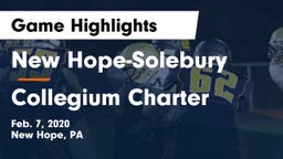 New Hope-Solebury  vs Collegium Charter  Game Highlights - Feb. 7, 2020