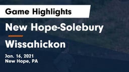 New Hope-Solebury  vs Wissahickon  Game Highlights - Jan. 16, 2021
