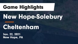New Hope-Solebury  vs Cheltenham  Game Highlights - Jan. 22, 2021