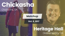 Matchup: Chickasha High vs. Heritage Hall  2017