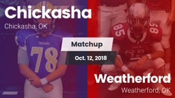 Matchup: Chickasha High vs. Weatherford  2018