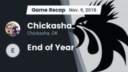 Recap: Chickasha  vs. End of Year 2018