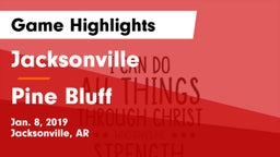 Jacksonville  vs Pine Bluff  Game Highlights - Jan. 8, 2019