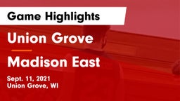 Union Grove  vs Madison East Game Highlights - Sept. 11, 2021