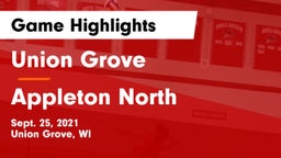 Union Grove  vs Appleton North Game Highlights - Sept. 25, 2021