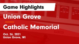 Union Grove  vs Catholic Memorial Game Highlights - Oct. 26, 2021