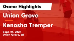Union Grove  vs Kenosha Tremper Game Highlights - Sept. 24, 2022