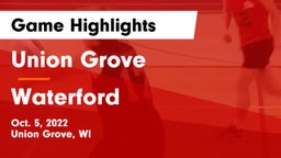 Union Grove  vs Waterford  Game Highlights - Oct. 5, 2022