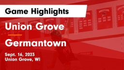Union Grove  vs Germantown  Game Highlights - Sept. 16, 2023