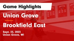 Union Grove  vs Brookfield East  Game Highlights - Sept. 23, 2023