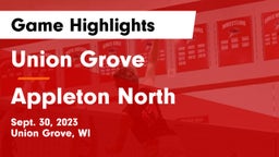 Union Grove  vs Appleton North  Game Highlights - Sept. 30, 2023