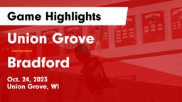 Union Grove  vs Bradford Game Highlights - Oct. 24, 2023