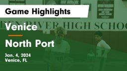 Venice  vs North Port  Game Highlights - Jan. 4, 2024