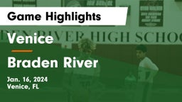 Venice  vs Braden River  Game Highlights - Jan. 16, 2024