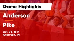 Anderson  vs Pike  Game Highlights - Oct. 31, 2017