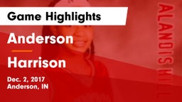 Anderson  vs Harrison  Game Highlights - Dec. 2, 2017