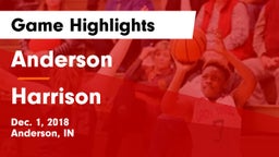 Anderson  vs Harrison  Game Highlights - Dec. 1, 2018
