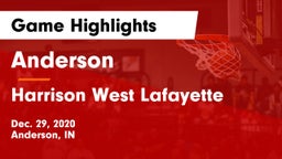 Anderson  vs Harrison West Lafayette Game Highlights - Dec. 29, 2020