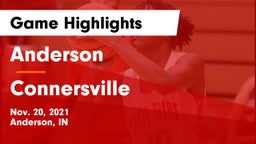 Anderson  vs Connersville  Game Highlights - Nov. 20, 2021