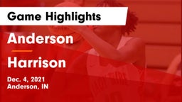 Anderson  vs Harrison  Game Highlights - Dec. 4, 2021