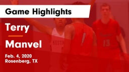 Terry  vs Manvel  Game Highlights - Feb. 4, 2020